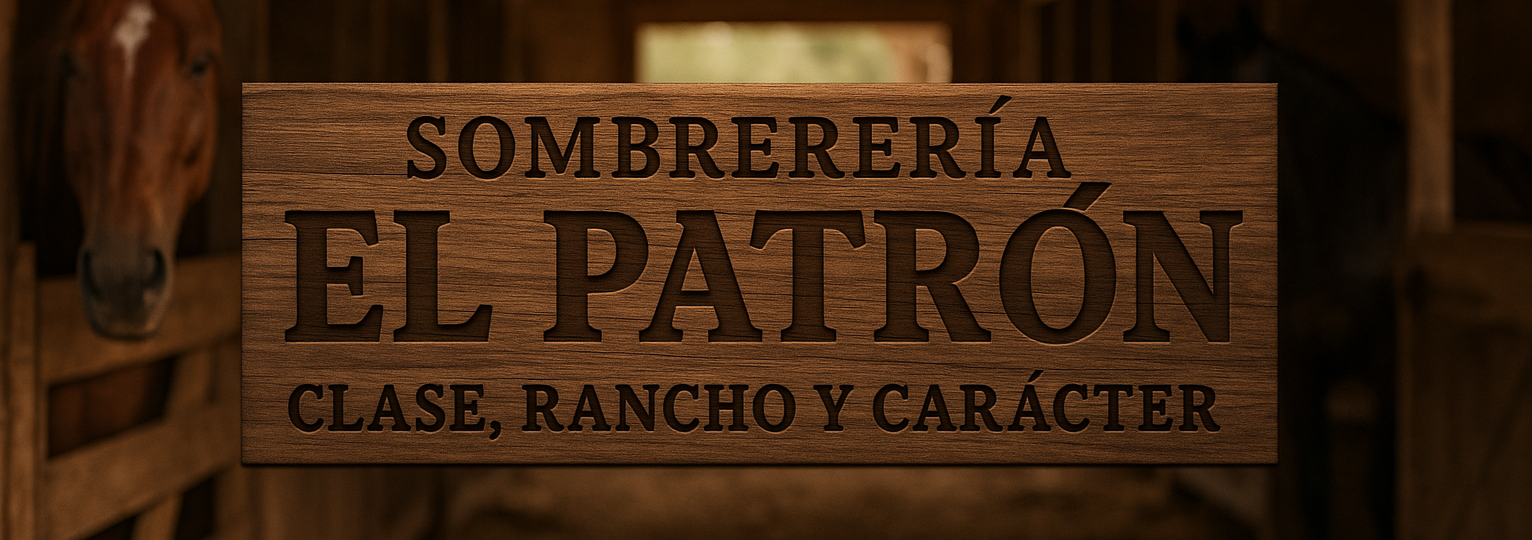 Banner de Sombrerería El Patrón
